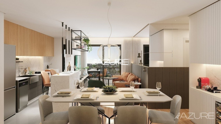 Apartamento 2 quartos, semimobiliado - Cond. Clube
