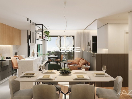 Apartamento 2 quartos, semimobiliado - Cond. Clube