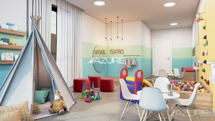 Apartamento 2 quartos, semimobiliado - Cond. Clube