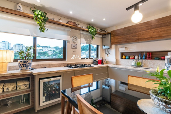 Apartamento semi mobiliado, 2quartos, no Bacacheri