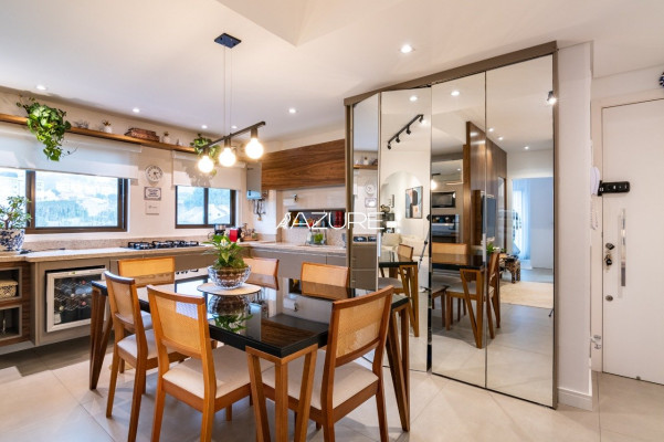 Apartamento semi mobiliado, 2quartos, no Bacacheri