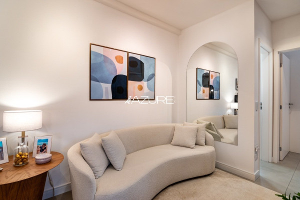 Apartamento semi mobiliado, 2quartos, no Bacacheri