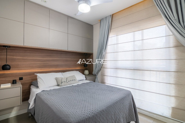 Apartamento semi-mobiliado, 2q, no Bacacheri