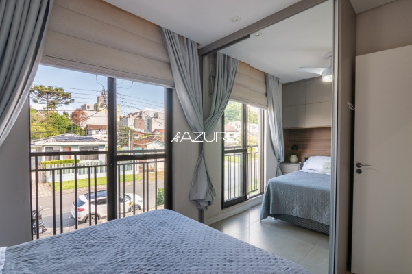 Apartamento semi-mobiliado, 2q, no Bacacheri