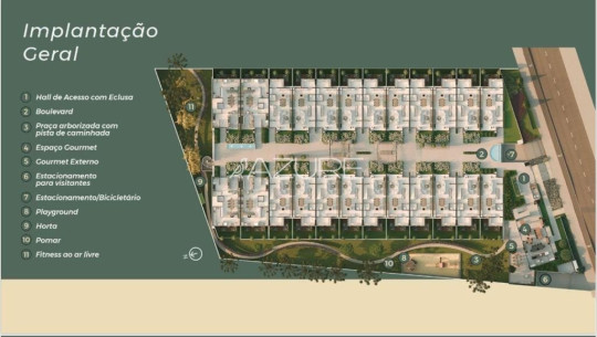 Casa em condomínio - 3 Suítes em Santa Felicidade